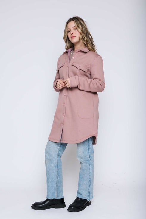 Jackie-Sherpa Button-Up